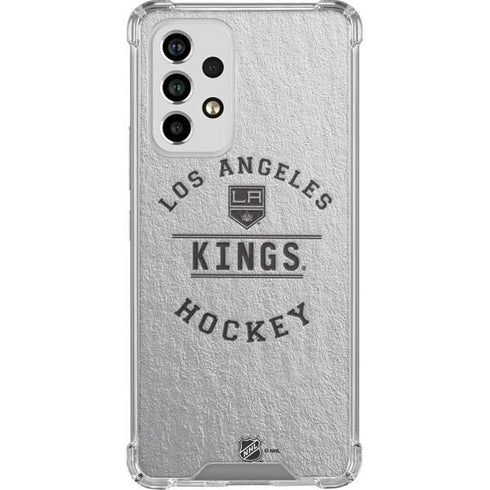 NHL Los Angeles Kings Black Text Galaxy A33 5G Clear Case