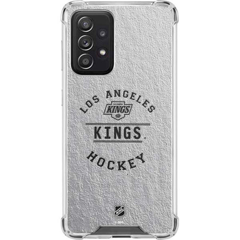 NHL Los Angeles Kings Black Text Galaxy A52 5G Clear Case