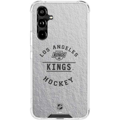 NHL Los Angeles Kings Black Text Galaxy A54 5G Clear Case