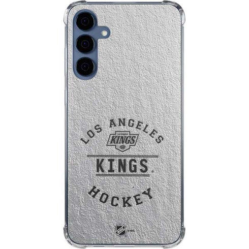NHL Los Angeles Kings Black Text Galaxy A55 5G Clear Case