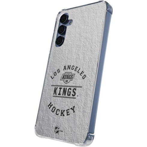 NHL Los Angeles Kings Black Text Galaxy A55 5G Clear Case