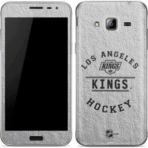 NHL Los Angeles Kings Black Text Galaxy J3 Skin