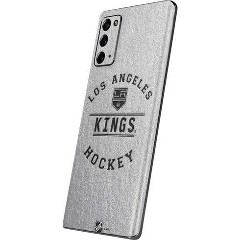 NHL Los Angeles Kings Black Text Galaxy Note20 5G Skin