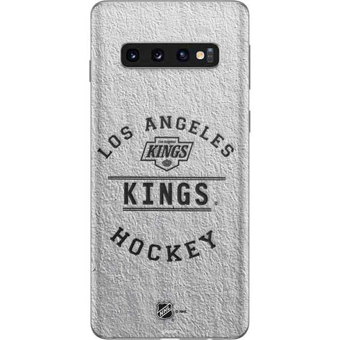 NHL Los Angeles Kings Black Text Galaxy S10 Skin