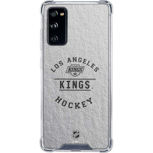 NHL Los Angeles Kings Black Text Galaxy S20 FE Clear Case