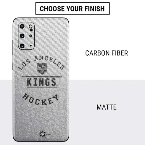 NHL Los Angeles Kings Black Text Galaxy S20 Plus Skin