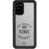 NHL Los Angeles Kings Black Text Galaxy S20 Plus Waterproof Case