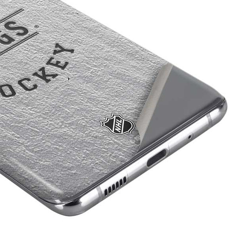 NHL Los Angeles Kings Black Text Galaxy S20 Skin