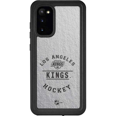 NHL Los Angeles Kings Black Text Galaxy S20 Waterproof Case