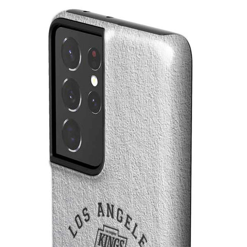 NHL Los Angeles Kings Black Text Galaxy S21 Ultra 5G Pro Case