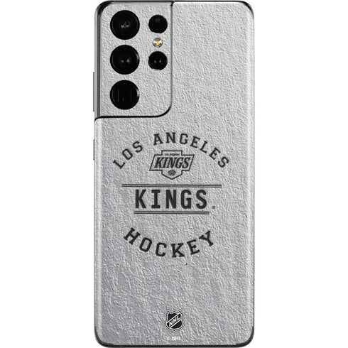 NHL Los Angeles Kings Black Text Galaxy S21 Ultra 5G Skin