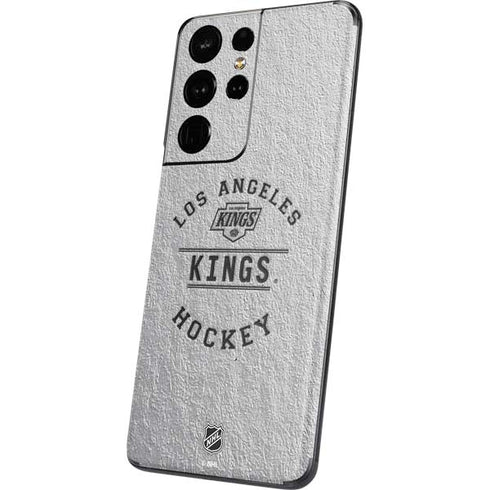 NHL Los Angeles Kings Black Text Galaxy S21 Ultra 5G Skin