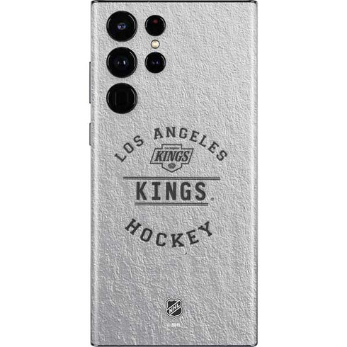 NHL Los Angeles Kings Black Text Galaxy S22 Ultra Skin