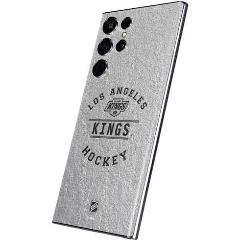 NHL Los Angeles Kings Black Text Galaxy S22 Ultra Skin