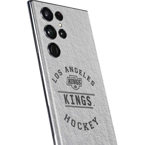 NHL Los Angeles Kings Black Text Galaxy S22 Ultra Skin