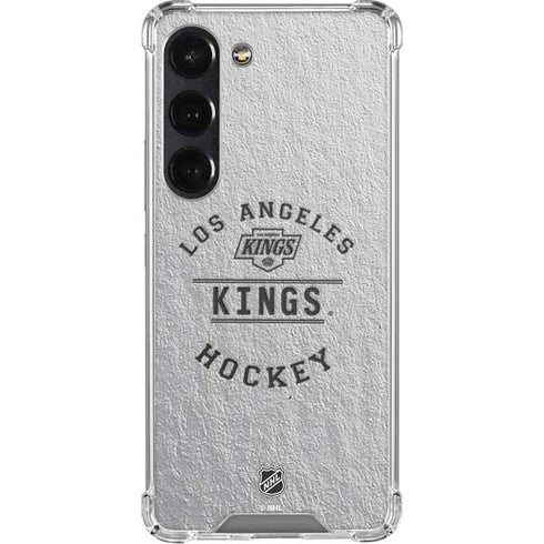 NHL Los Angeles Kings Black Text Galaxy S23 Clear Case
