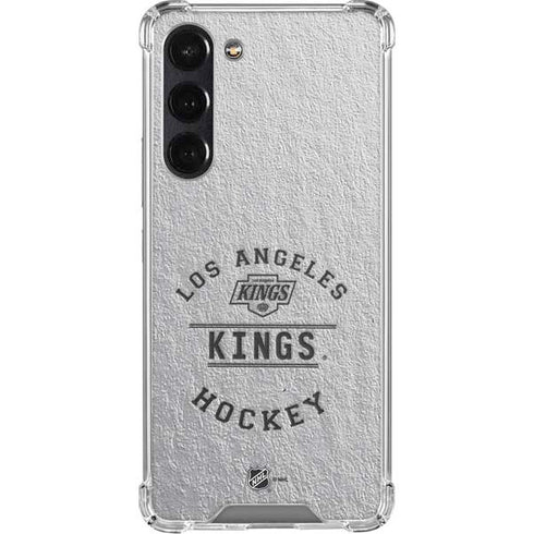 NHL Los Angeles Kings Black Text Galaxy S23 FE Clear Case