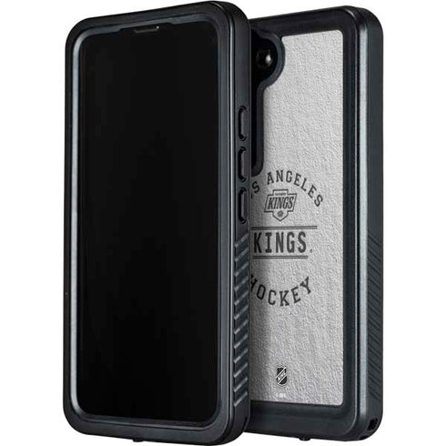 NHL Los Angeles Kings Black Text Galaxy S23 Plus Waterproof Case