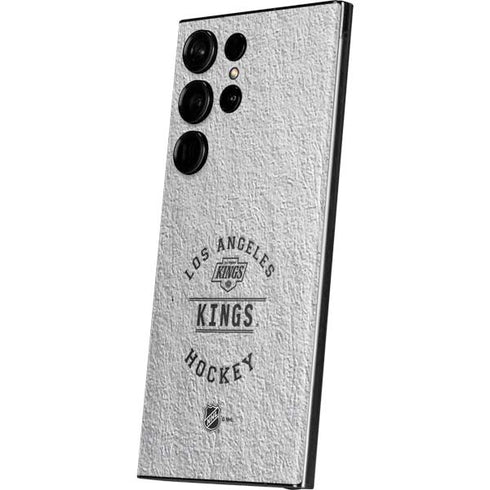 NHL Los Angeles Kings Black Text Galaxy Skins