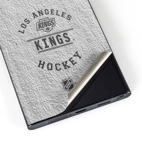 NHL Los Angeles Kings Black Text Galaxy Skins