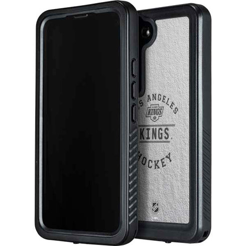 NHL Los Angeles Kings Black Text Galaxy S23 Waterproof Case