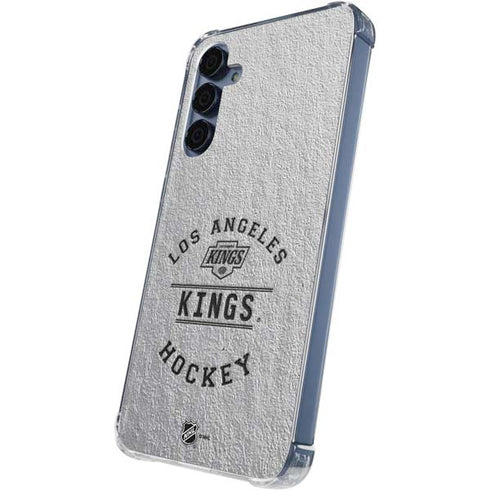 NHL Los Angeles Kings Black Text Galaxy S24 Clear Case