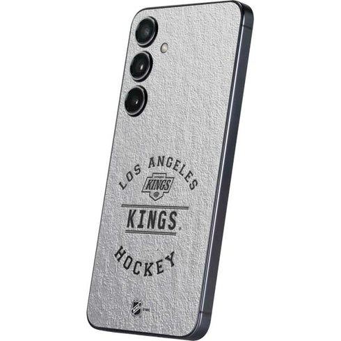 NHL Los Angeles Kings Black Text Galaxy S25 Plus Skin