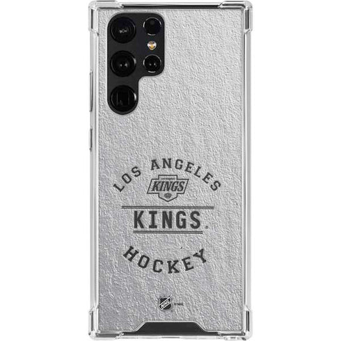 NHL Los Angeles Kings Black Text Galaxy S24 Ultra Clear Case