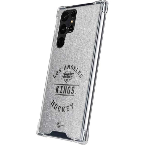 NHL Los Angeles Kings Black Text Galaxy S24 Ultra Clear Case