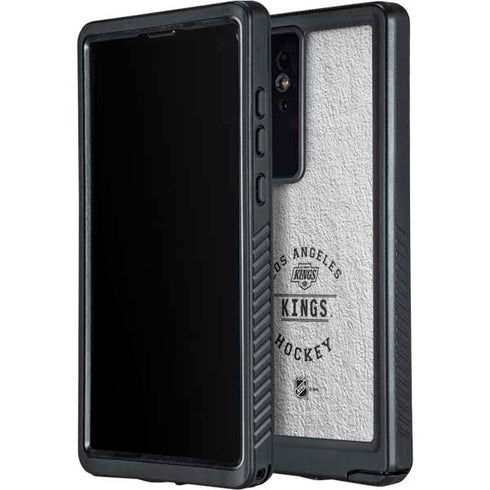 NHL Los Angeles Kings Black Text Galaxy S24 Ultra Waterproof Case
