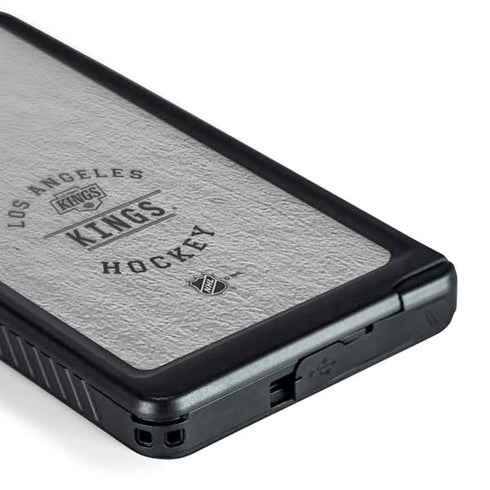 NHL Los Angeles Kings Black Text Galaxy S24 Ultra Waterproof Case