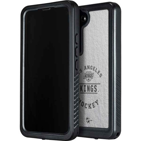 NHL Los Angeles Kings Black Text Galaxy S24 Waterproof Case