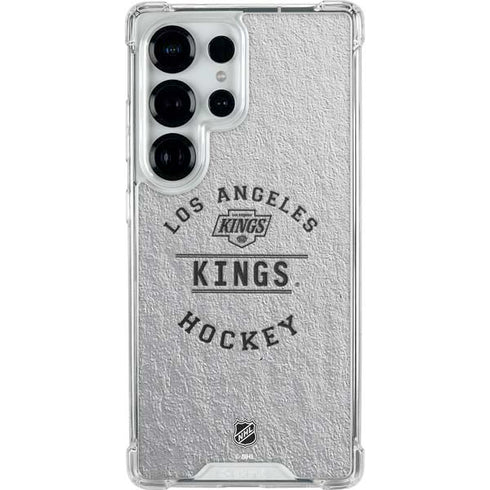 NHL Los Angeles Kings Black Text Galaxy S25 Ultra Clear Case