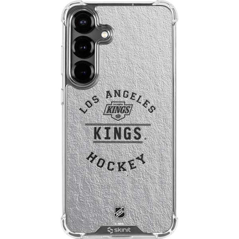 NHL Los Angeles Kings Black Text Galaxy S26 Clear Case