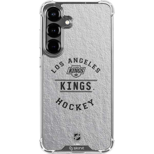 NHL Los Angeles Kings Black Text Galaxy S26 Plus Clear Case