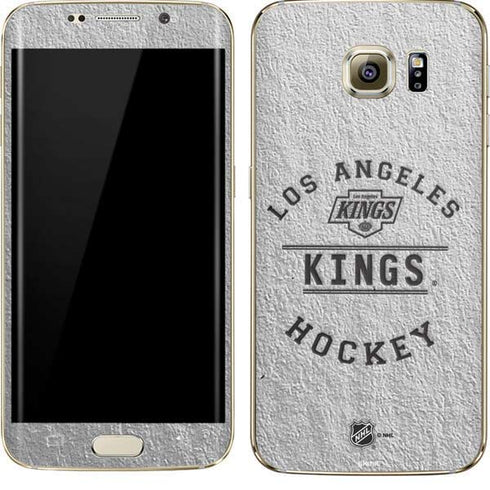 NHL Los Angeles Kings Black Text Galaxy S7 Edge Skin