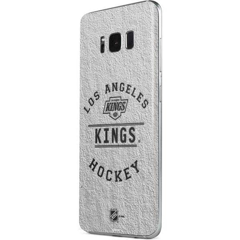 NHL Los Angeles Kings Black Text Galaxy S8 Skin