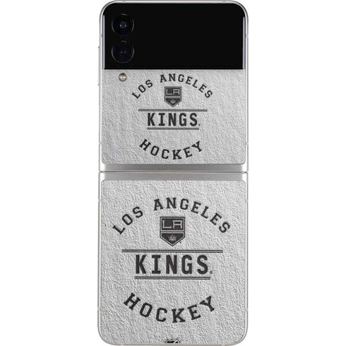 NHL Los Angeles Kings Black Text Galaxy Z Flip4 5G Skin