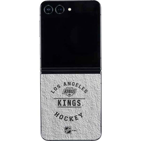 NHL Los Angeles Kings Black Text Galaxy Z Flip5 5G Skin