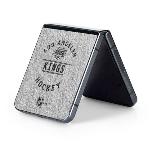 NHL Los Angeles Kings Black Text Galaxy Z Flip5 5G Skin