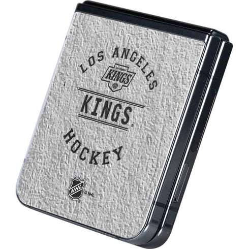 NHL Los Angeles Kings Black Text Galaxy Z Flip5 5G Skin
