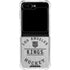 NHL Los Angeles Kings Black Text Galaxy Z Flip6 Clear Case