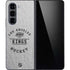 NHL Los Angeles Kings Black Text Galaxy Z Fold5 5G Skin