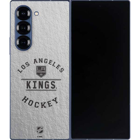 NHL Los Angeles Kings Black Text Galaxy Z Fold6 Skin