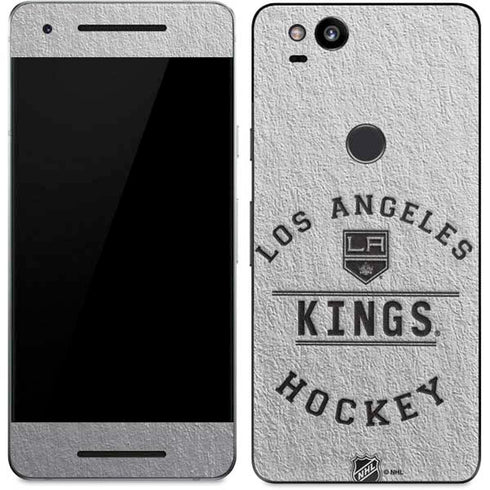 NHL Los Angeles Kings Black Text Google Pixel 2 Skin