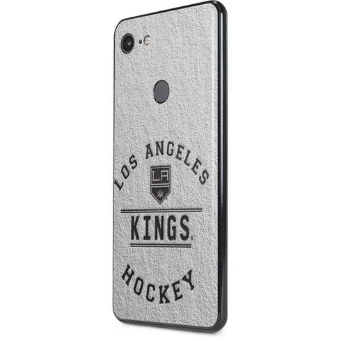 NHL Los Angeles Kings Black Text Google Pixel 3 XL Skin