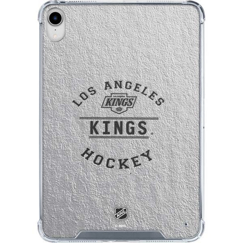 NHL Los Angeles Kings Black Text iPad 11th Gen (2025) Clear Case