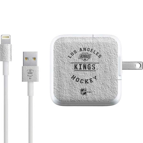 NHL Los Angeles Kings Black Text iPad Charger (10W USB) Skin