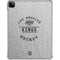 NHL Los Angeles Kings Black Text iPad Pro 11in (2024) Clear Case