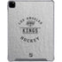 NHL Los Angeles Kings Black Text iPad Pro 12.9in (2020) Clear Case